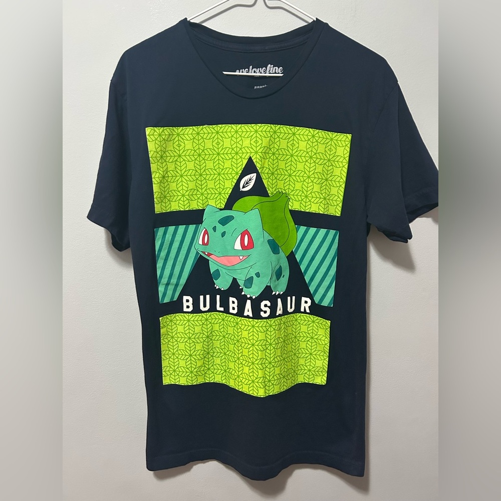 Pokémon Navy Blue Bulbasaur T-Shirt unisex